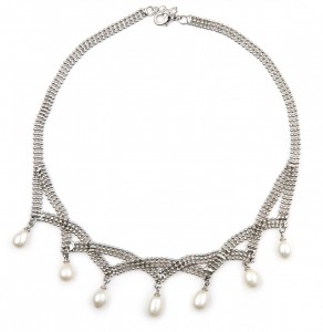 Sølvsmykke- halskæde