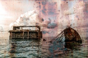 Vraget af SS Sapona Bimini Bahamas